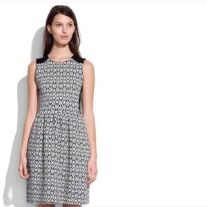 Madewell Jacquard A Line Dress, Size Medium